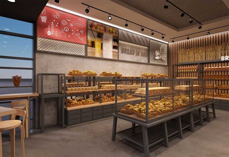 鄭州烘焙店裝修預(yù)算：80㎡面包店硬裝費用清單